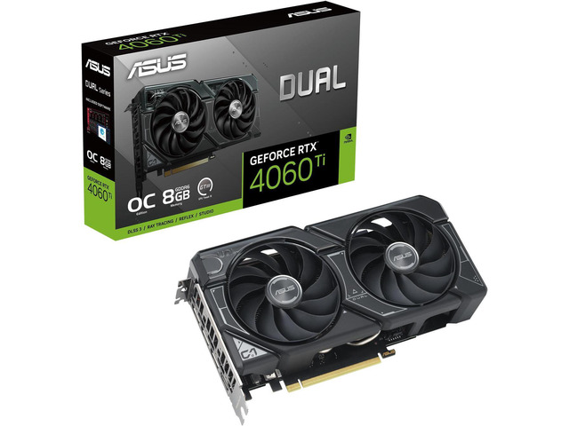 ASUS Dual GeForce RTX 4060 Ti OC Edition 8GB GDDR6